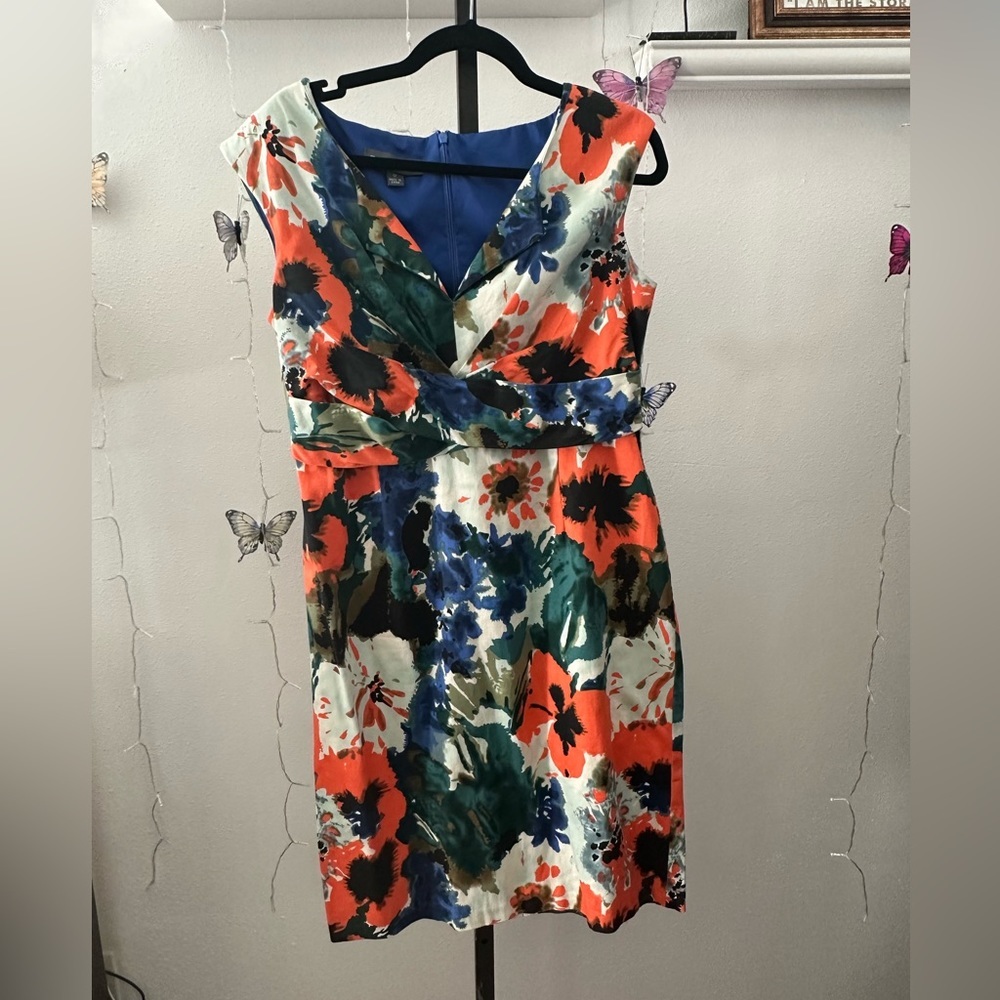 Donna  Ricco Floral Sheath Dress Size 12